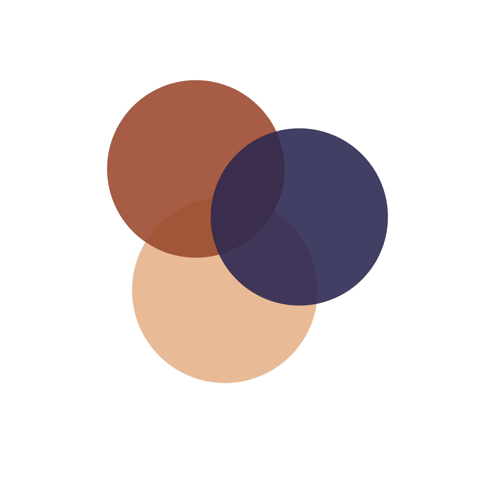 logo simple et moderne trois ronds